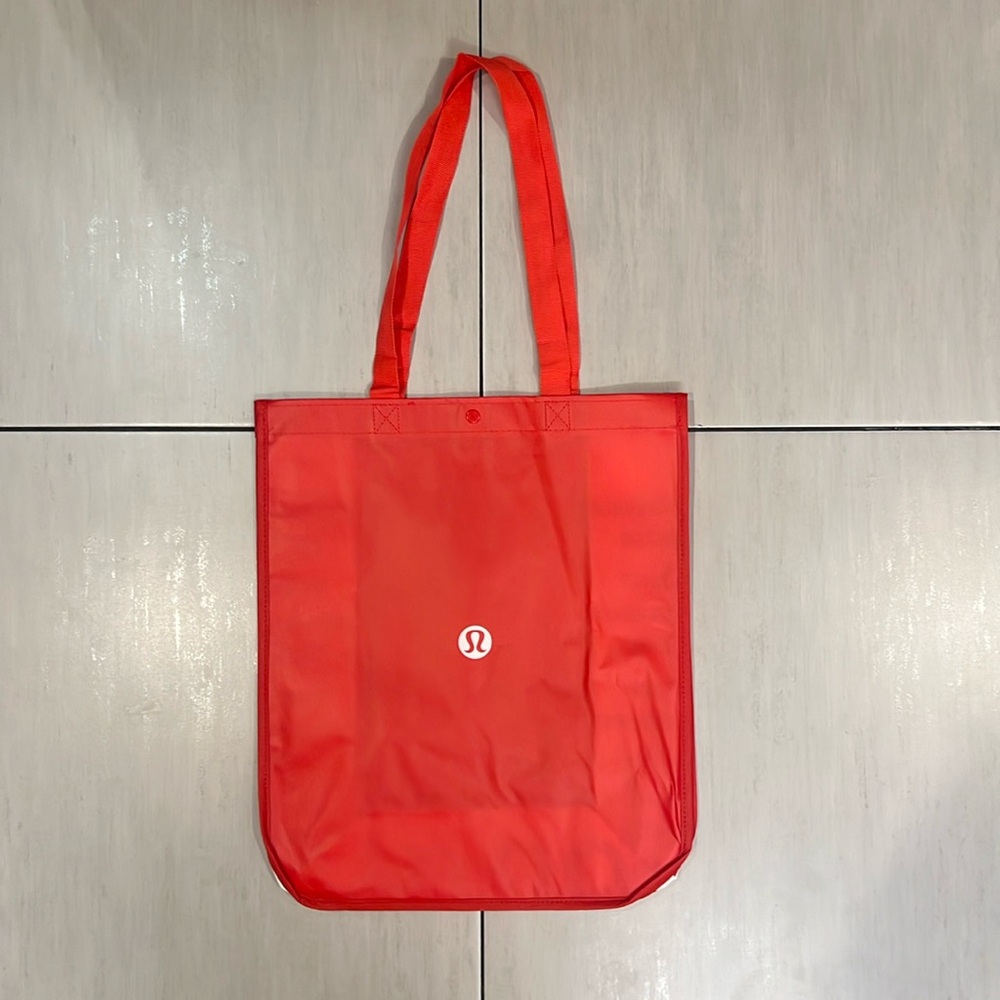 NEW Lululemon Red Reusable Shopping Bag